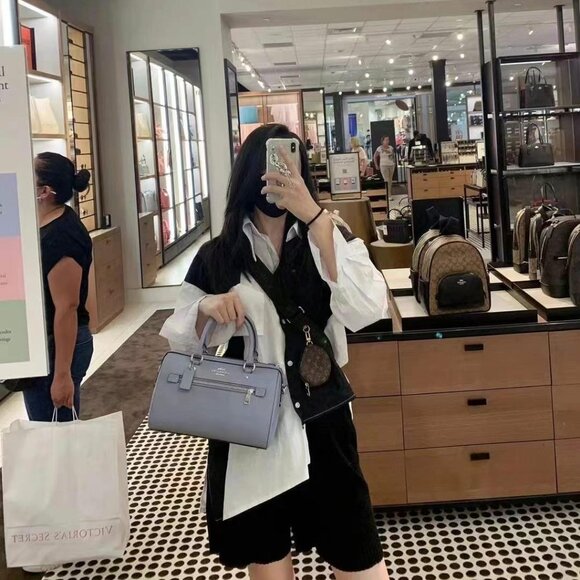 Coach Rowan Satchel Shoulder Bag CROSSBODY - Picture 7 of 9